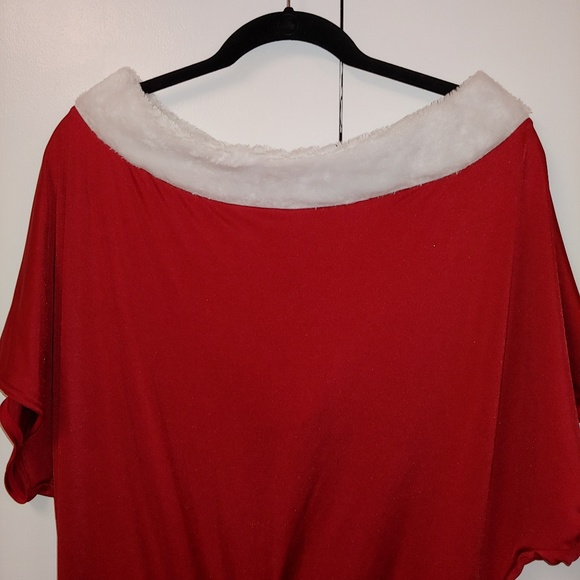 EUC Frederick's Christmas Santa Mini Dress, S - Picture 3 of 8